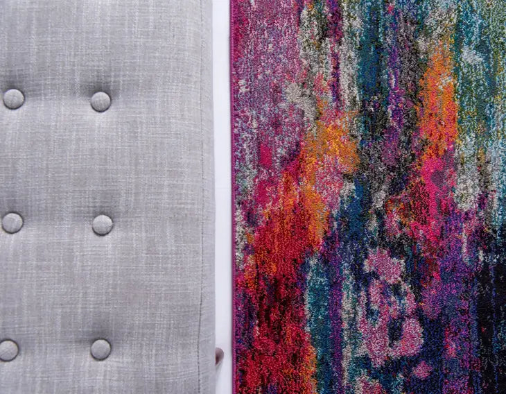 Modern Designed Sunset Chromatic Rug