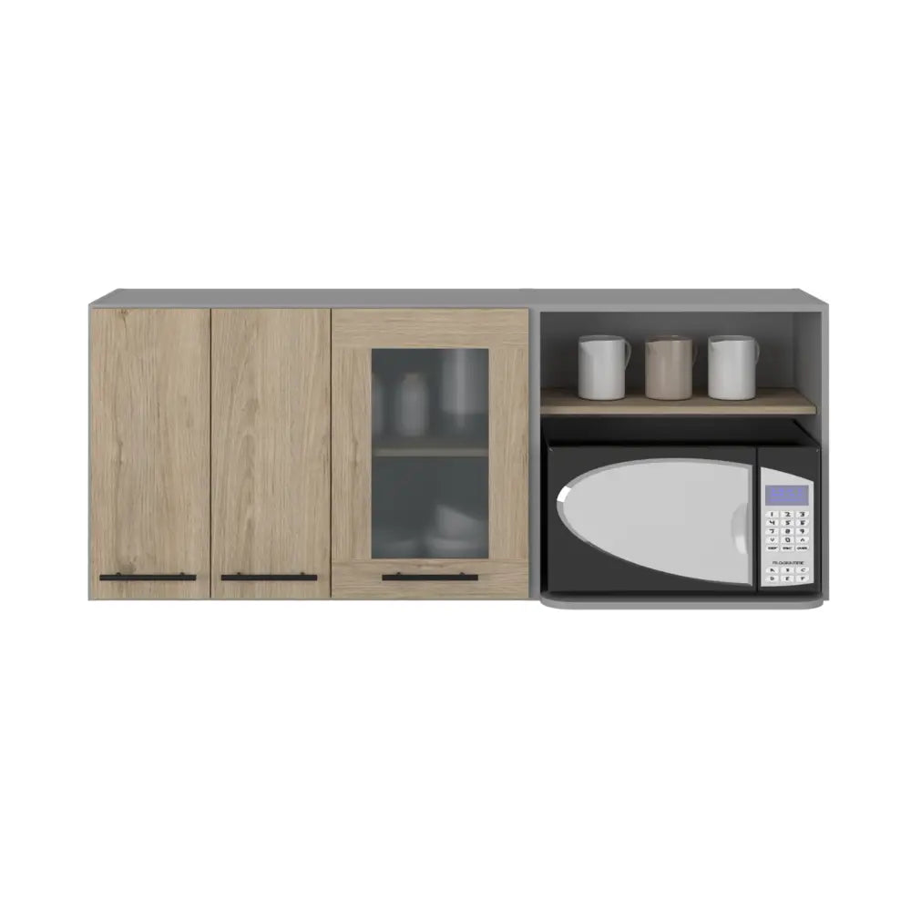 Blade Wall Cabinet, Light Pine