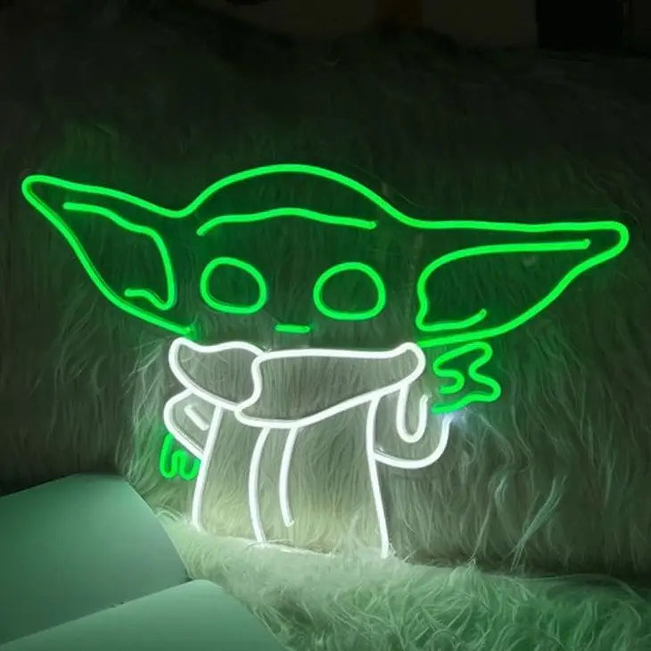 Baby Yoda Star Wars Neon Sign