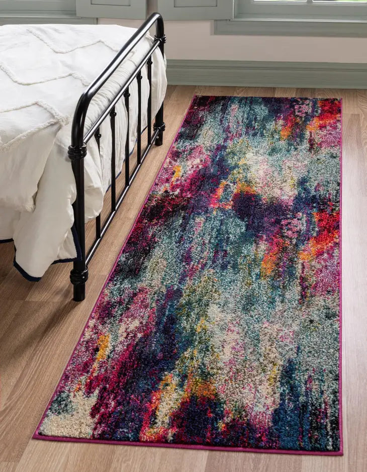 Modern Designed Sunset Chromatic Rug