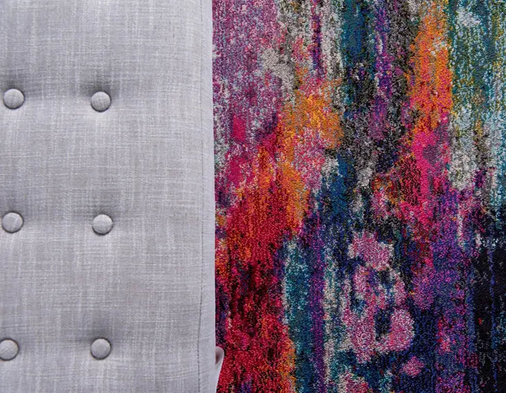 Modern Designed Sunset Chromatic Rug