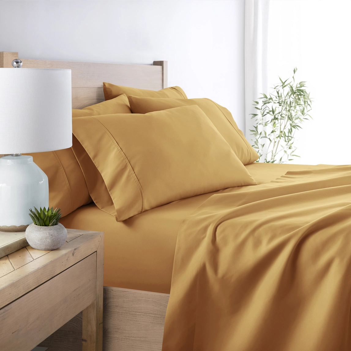 Home Collection Luxury Ultra Soft 6 Piece Bed Sheet Set