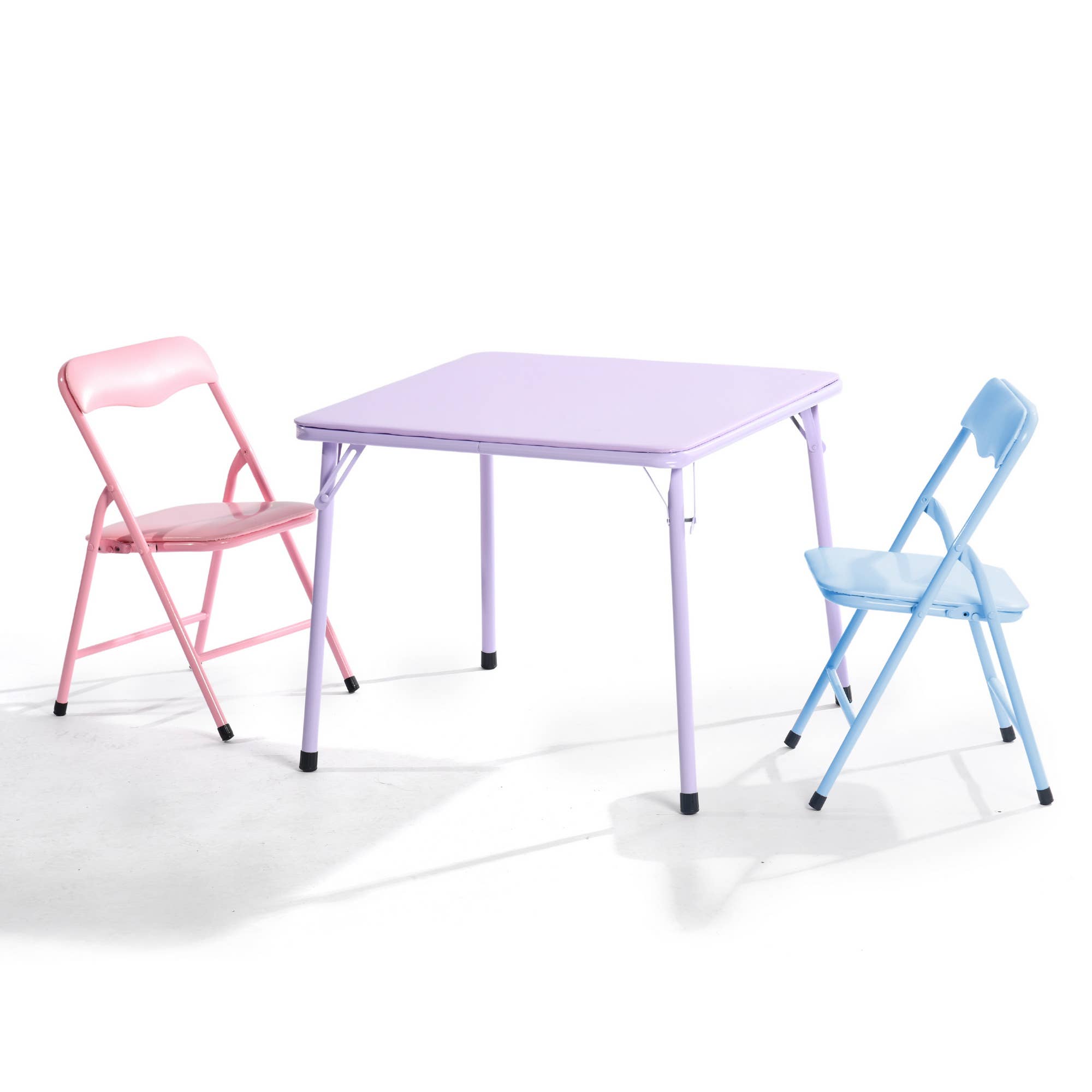 Colorful Folding Kid's Table & Chair Set – 3PCS/5PCS
