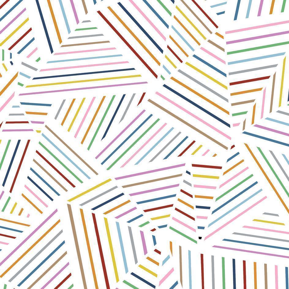 Ab Linear Rainbow Zoom Cushion/Pillow