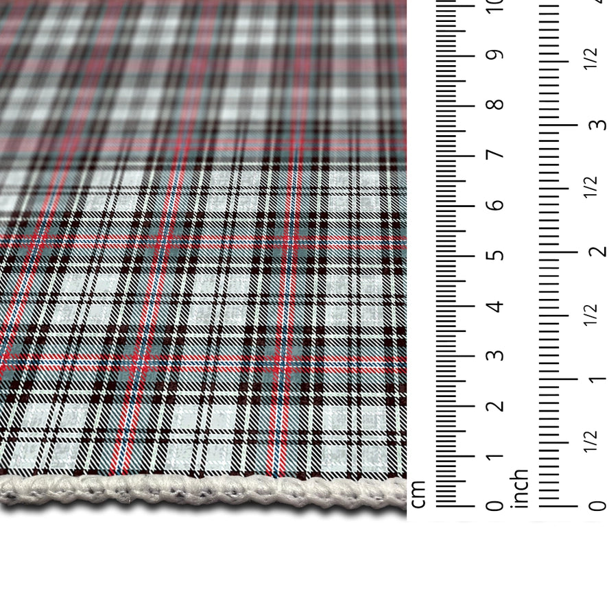 Pebble Red Plaid Area Rug – Machine Washable Chenille & Cotton Kilim, Non-Slip, Stain-Resistant, Vintage Boho Decorative Rug for Living Room, Bedroom & High-Traffic Areas