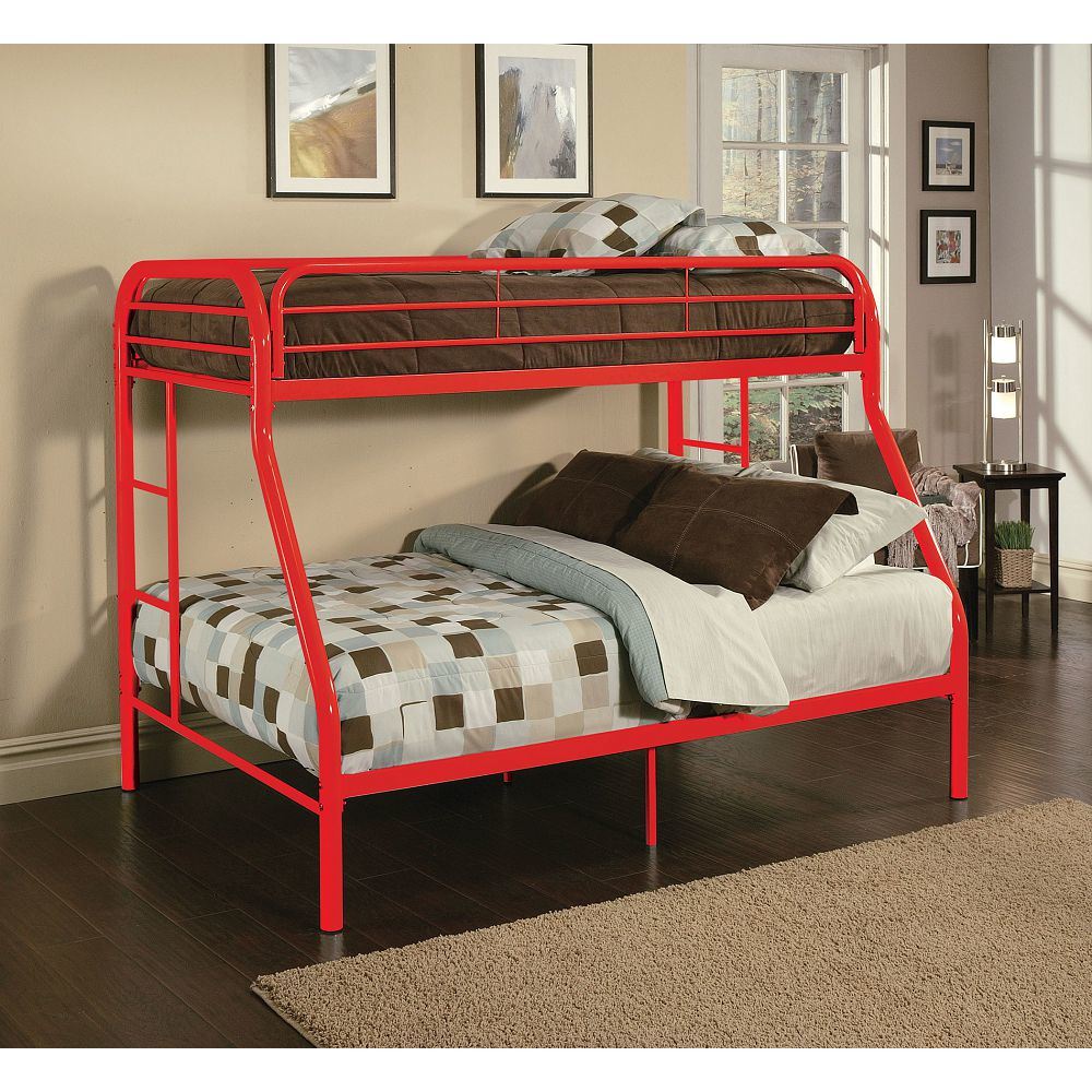 ACME Tritan Bunk Bed (Twin/Full) in Red 02053RD