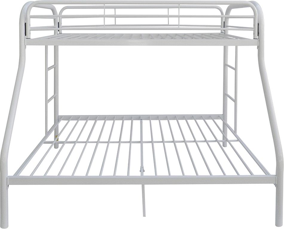 ACME Tritan Bunk Bed (Twin XL/Queen) in White 02052WH