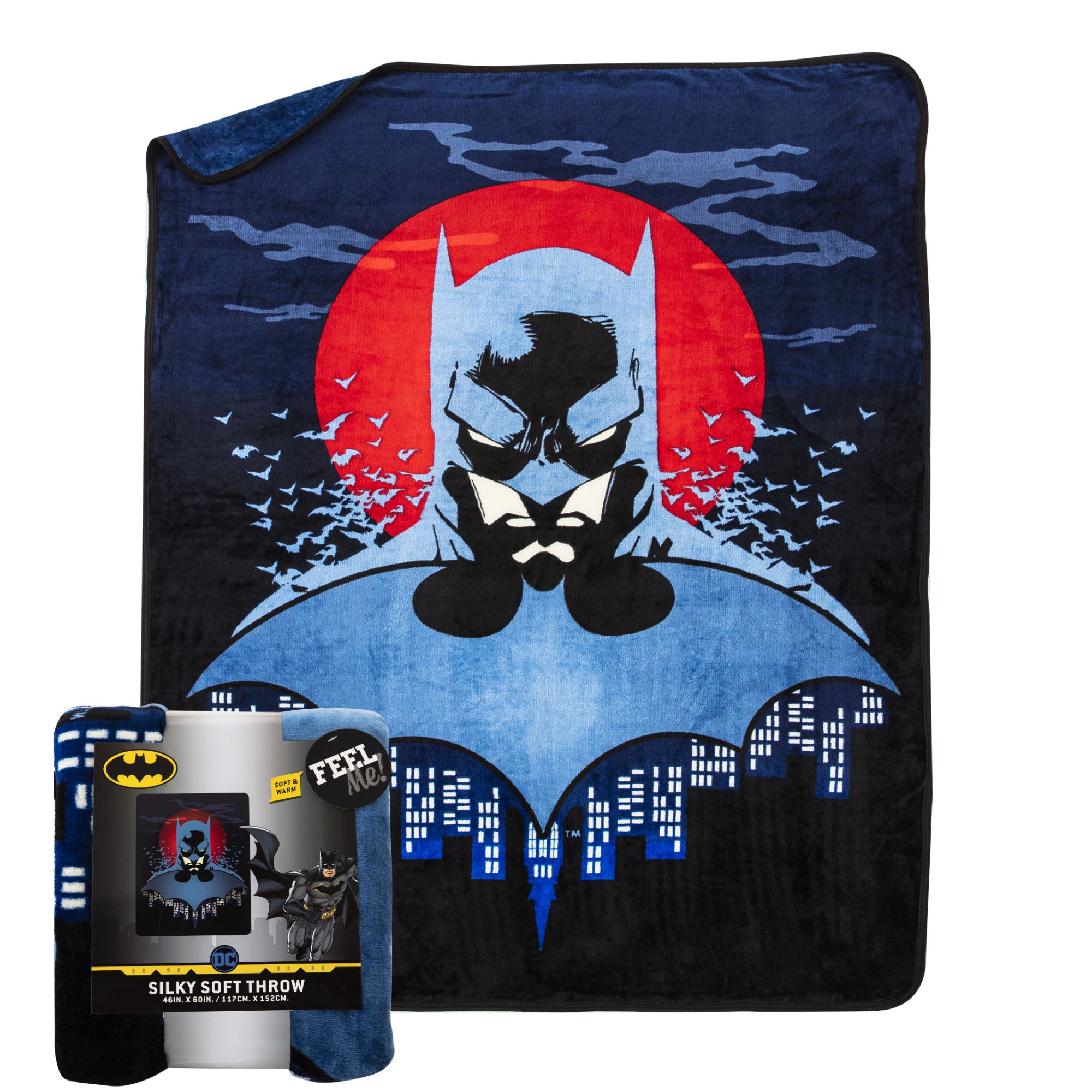 BATMAN - ANTI HERO - Throw Blanket