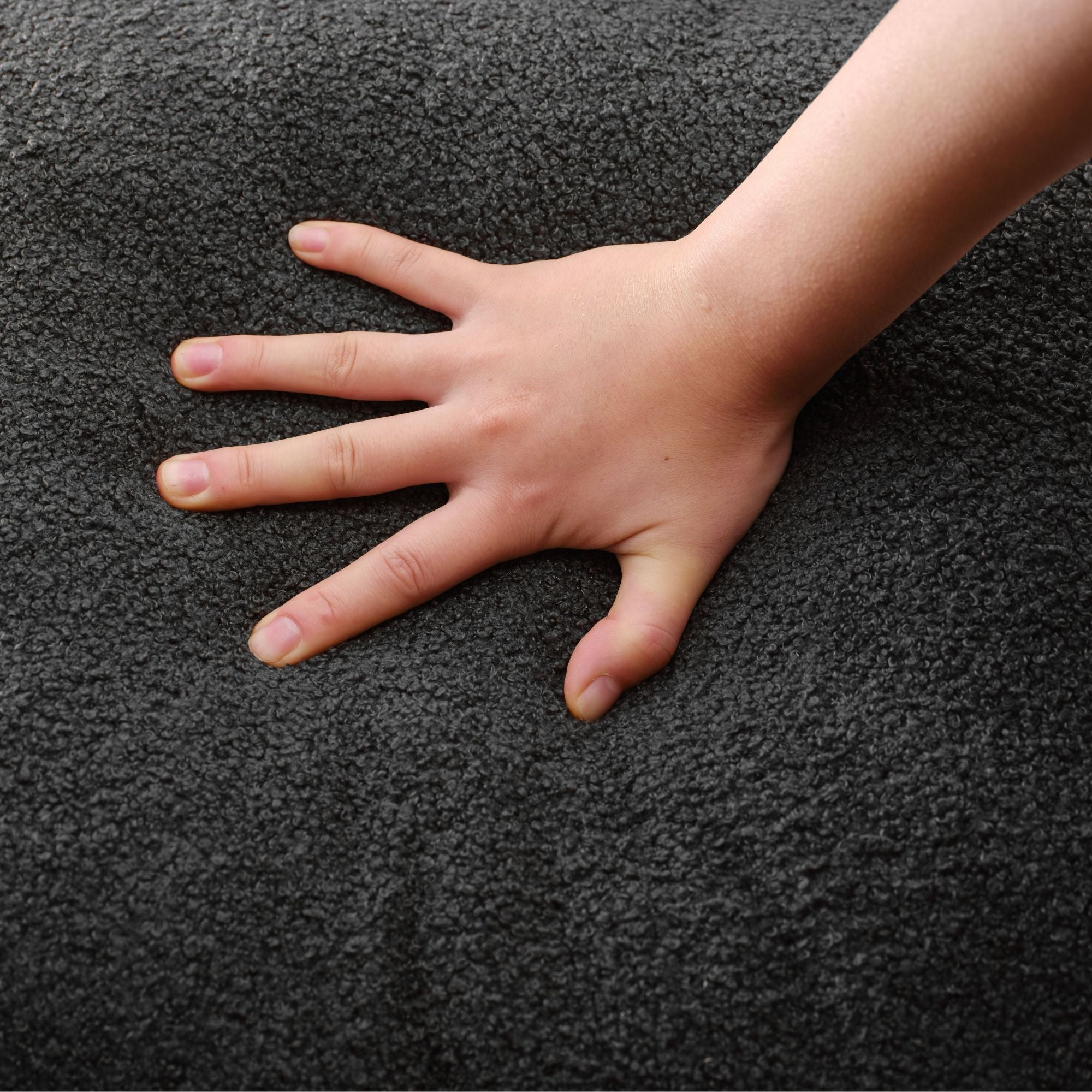 Modern Upholstered Rocking Chair with Solid Wood Legs, High Backrest, Side Pocket, and Comfy Armrests – Nursery Glider and Living Room Accent Chair