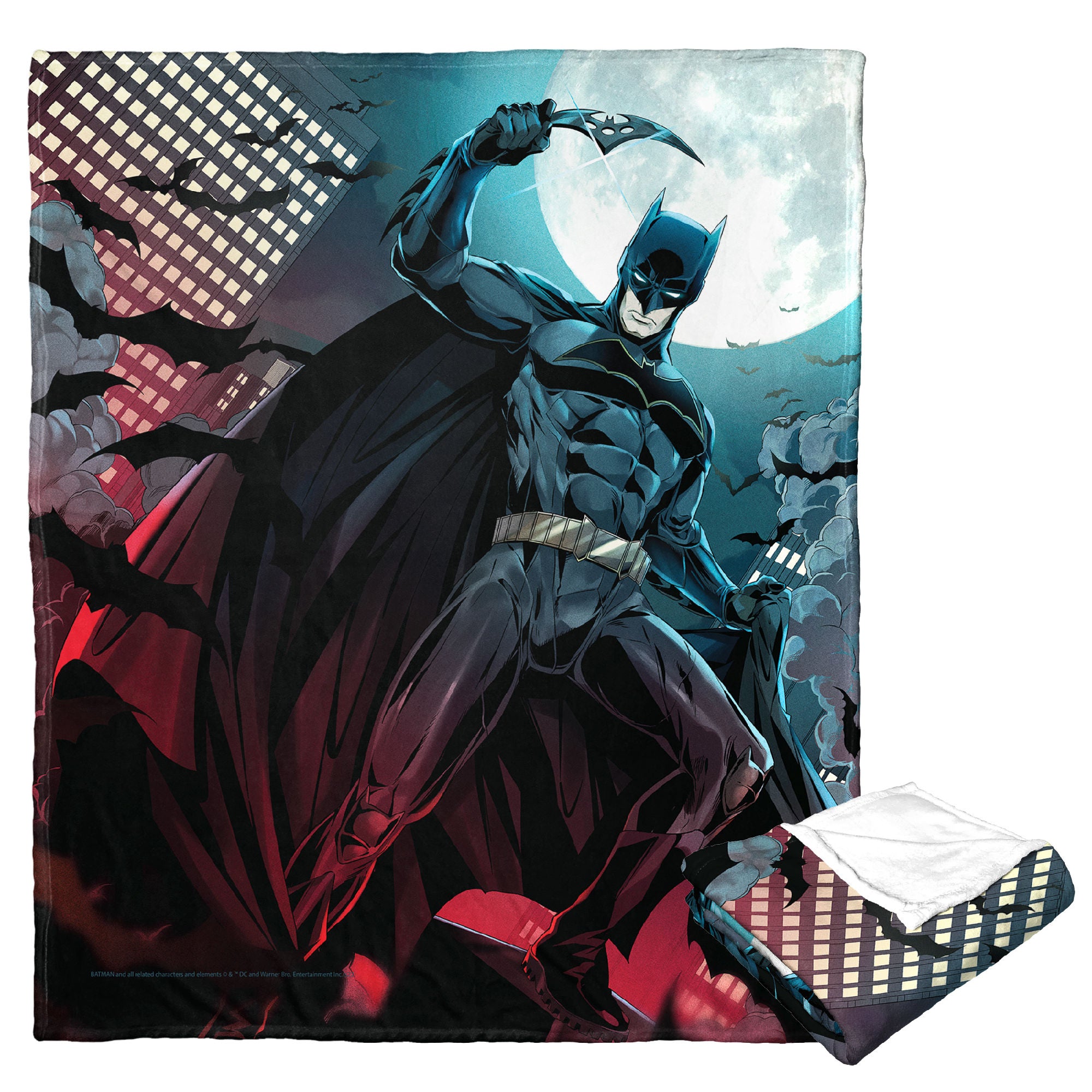 BATMAN - THE KNIGHT - Throw Blanket