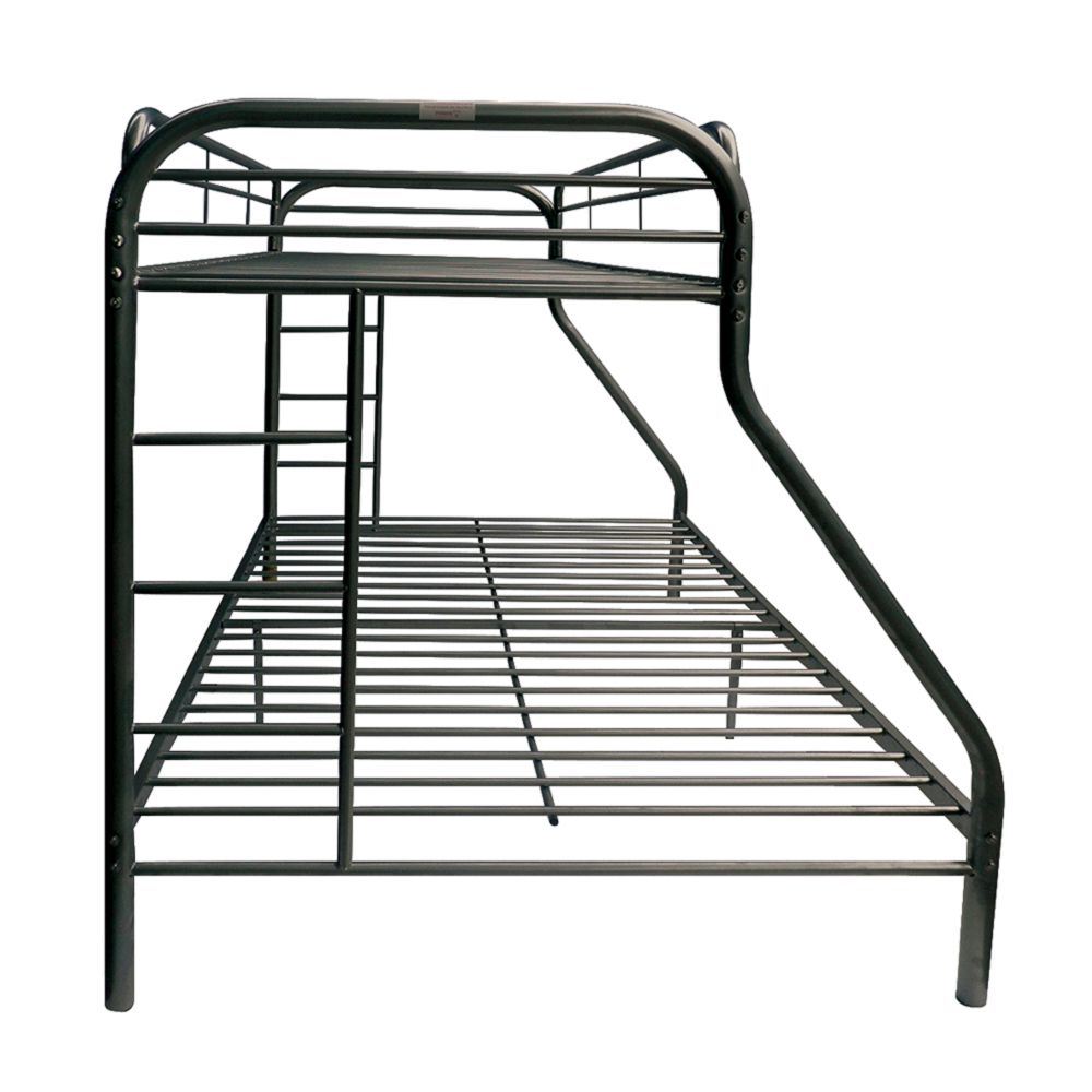 ACME Tritan Bunk Bed (Twin/Full) in Black 02053BK