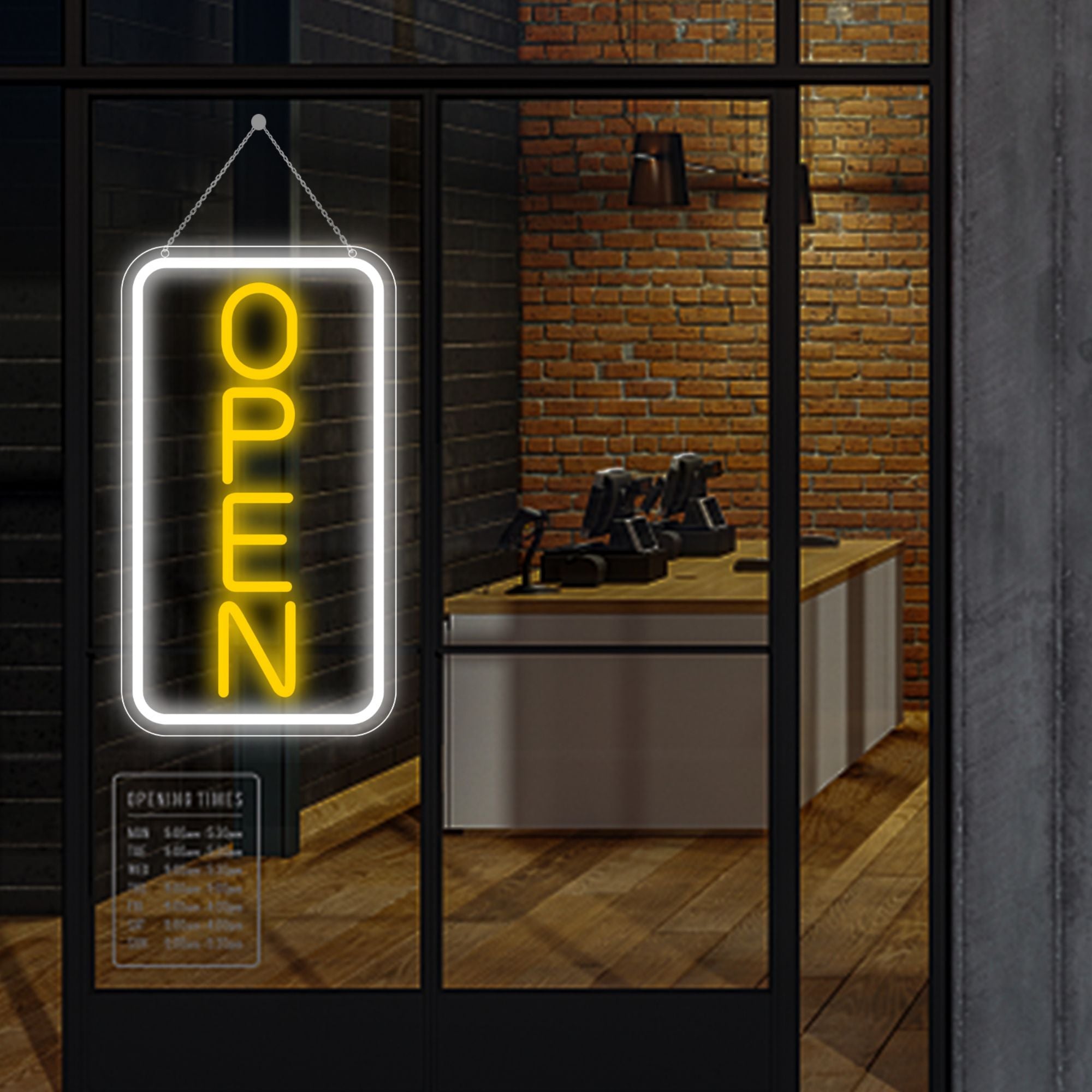 OPEN - USB-Powered LED Neon Sign for Wall Decor
