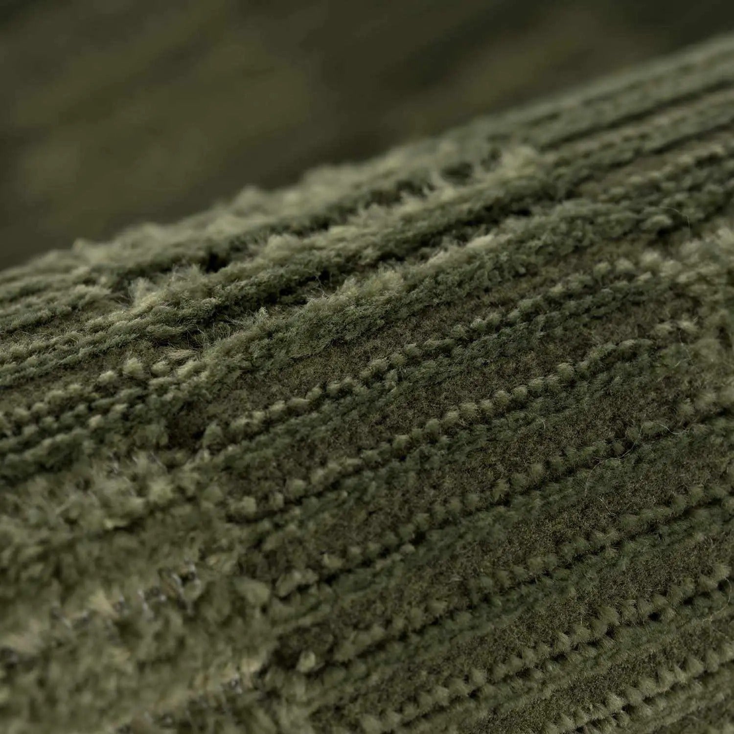 Truls Green Gambit Washable Checkered Rug – Durable Low Pile Modern Rug