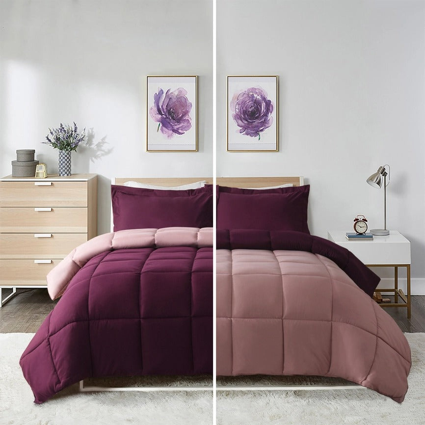 3-Piece All Season Lightweight Down Alternative Comforter Set – Ultra-Soft, Breathable & Eco-Friendly