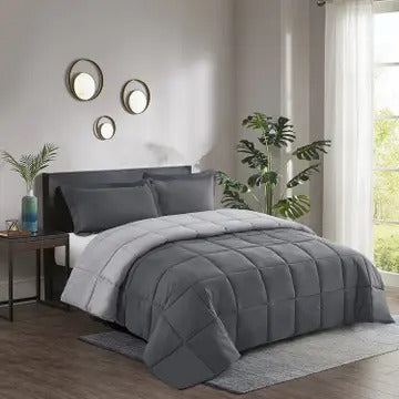 3-Piece All Season Lightweight Down Alternative Comforter Set – Ultra-Soft, Breathable & Eco-Friendly
