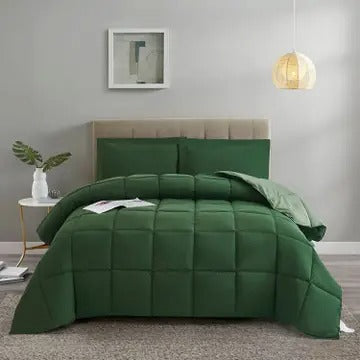 3-Piece All Season Lightweight Down Alternative Comforter Set – Ultra-Soft, Breathable & Eco-Friendly