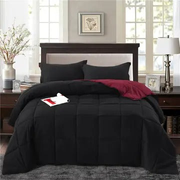 3-Piece All Season Lightweight Down Alternative Comforter Set – Ultra-Soft, Breathable & Eco-Friendly