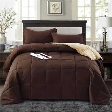 3-Piece All Season Lightweight Down Alternative Comforter Set – Ultra-Soft, Breathable & Eco-Friendly