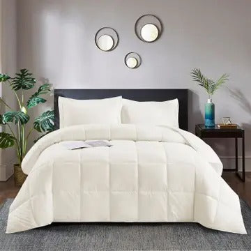 3-Piece All Season Lightweight Down Alternative Comforter Set – Ultra-Soft, Breathable & Eco-Friendly