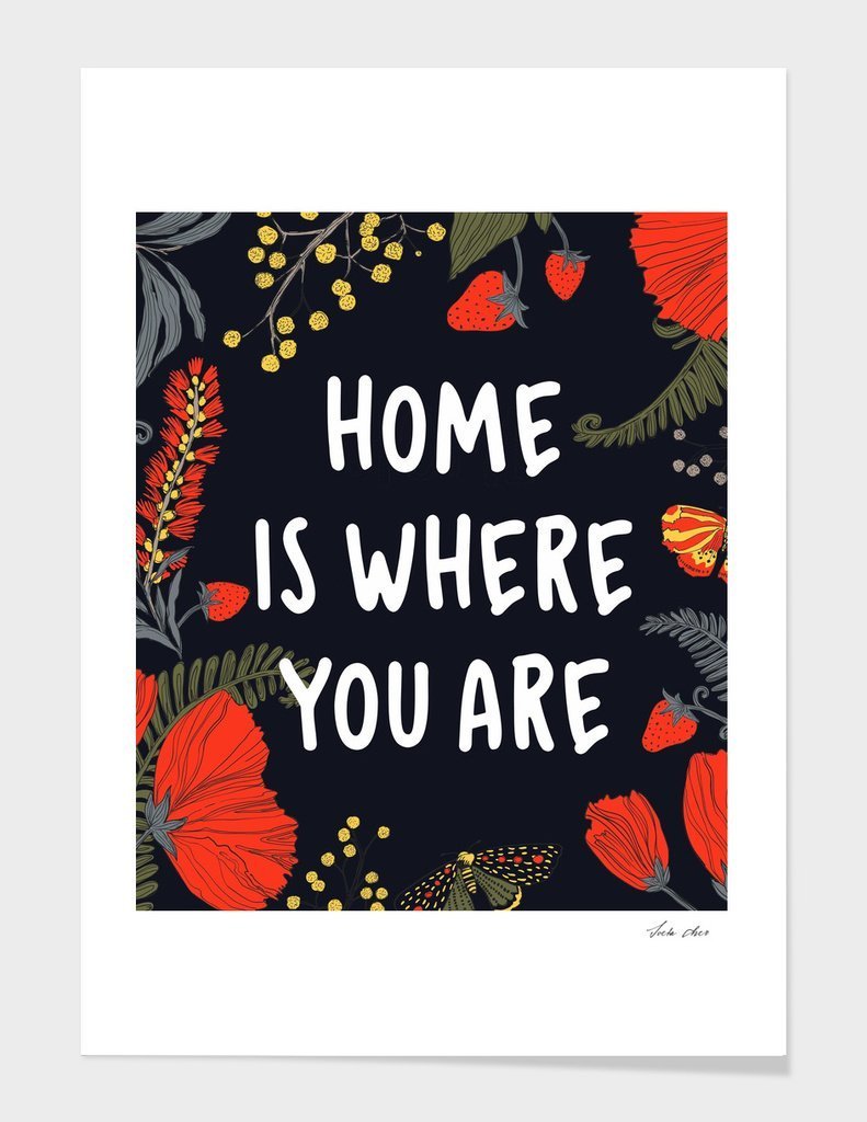 Home Is Where You Are - Cushion/Pillow