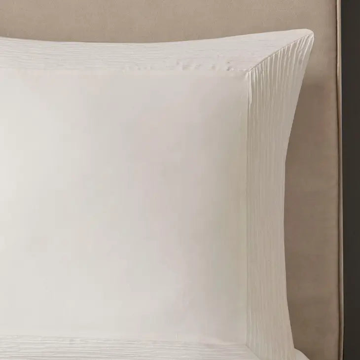 Eggshell 3-Piece Comforter or Duvet Cover Set, Ivory