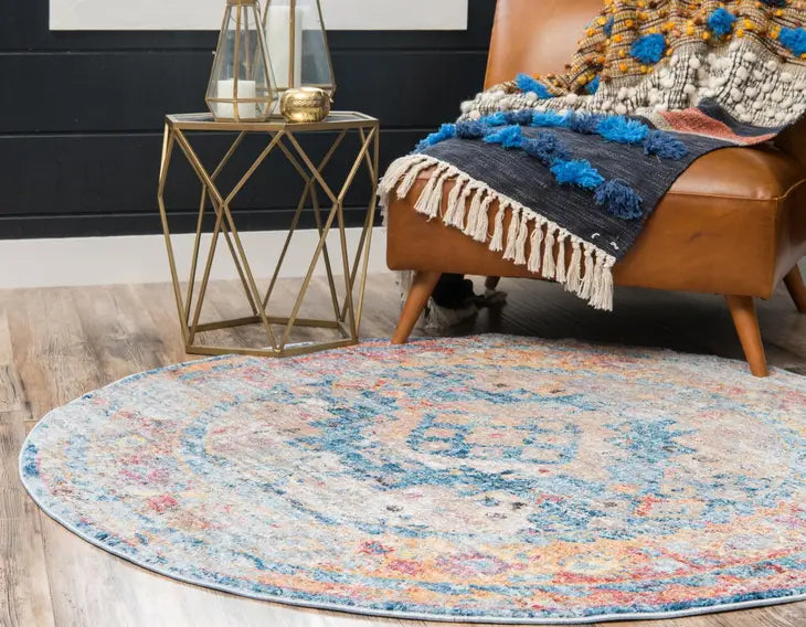 Southwestern Desert Mesa Aztec Area Rug