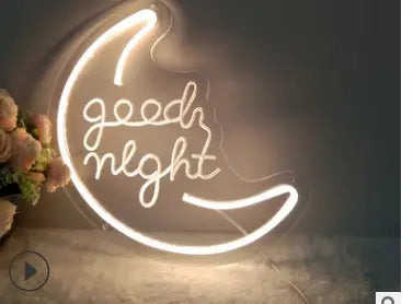 LED Neon Light, Acrylic Back Panel