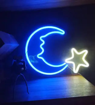 LED Neon Light, Acrylic Back Panel