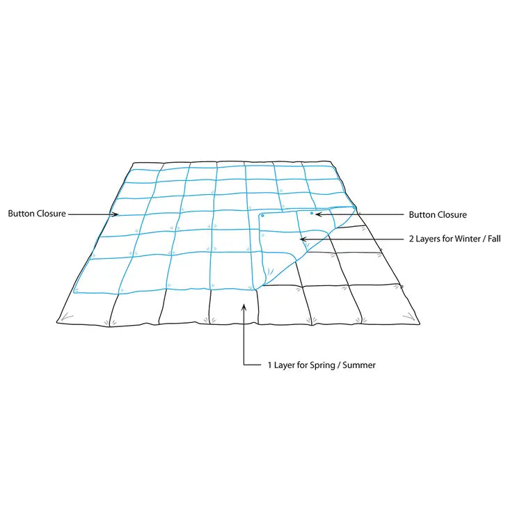 2-Layer Removable All-Season Comforter