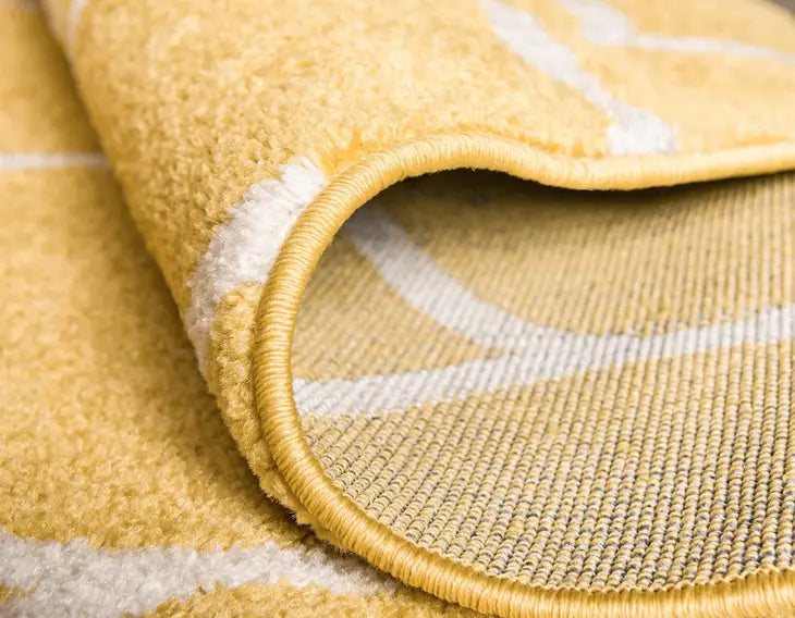 Geometric Rounded Trellis Frieze Rug (Round)