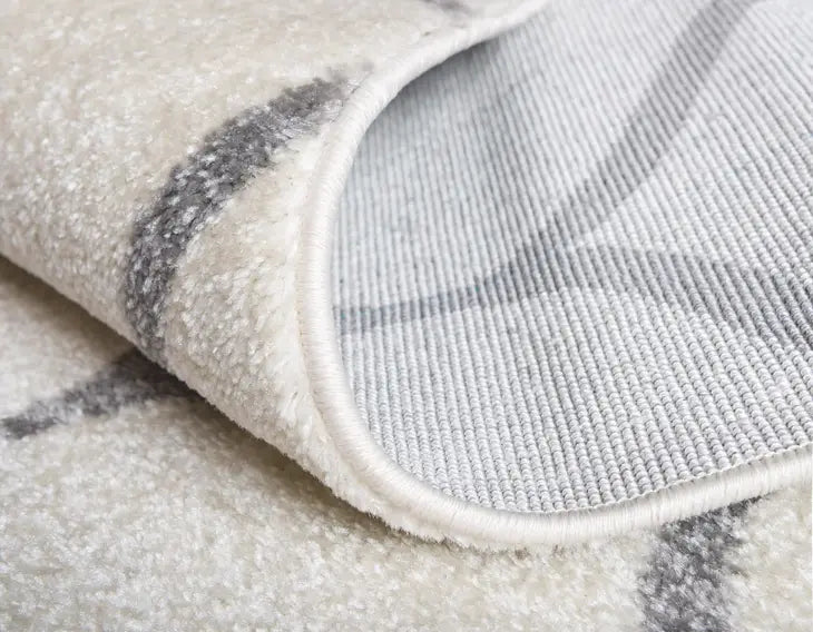 Geometric Rounded Trellis Frieze Rug (Round)