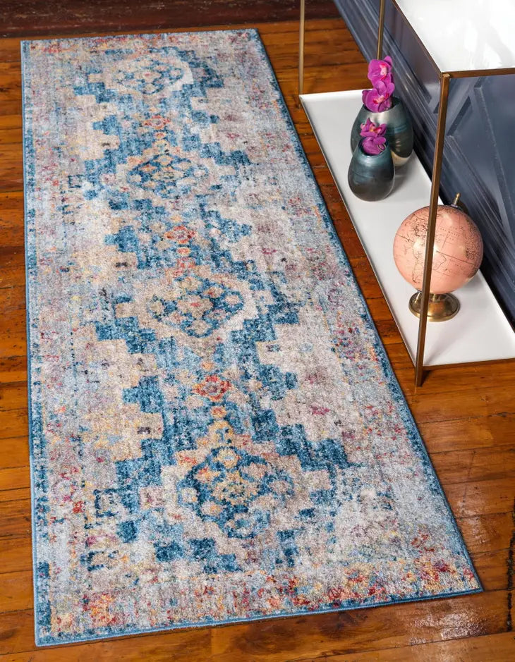 Southwestern Desert Mesa Aztec Area Rug