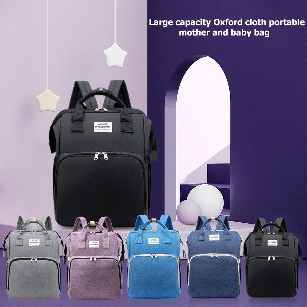 Portable Crib Nappy Bag / Baby Care Changing Diaper Bag