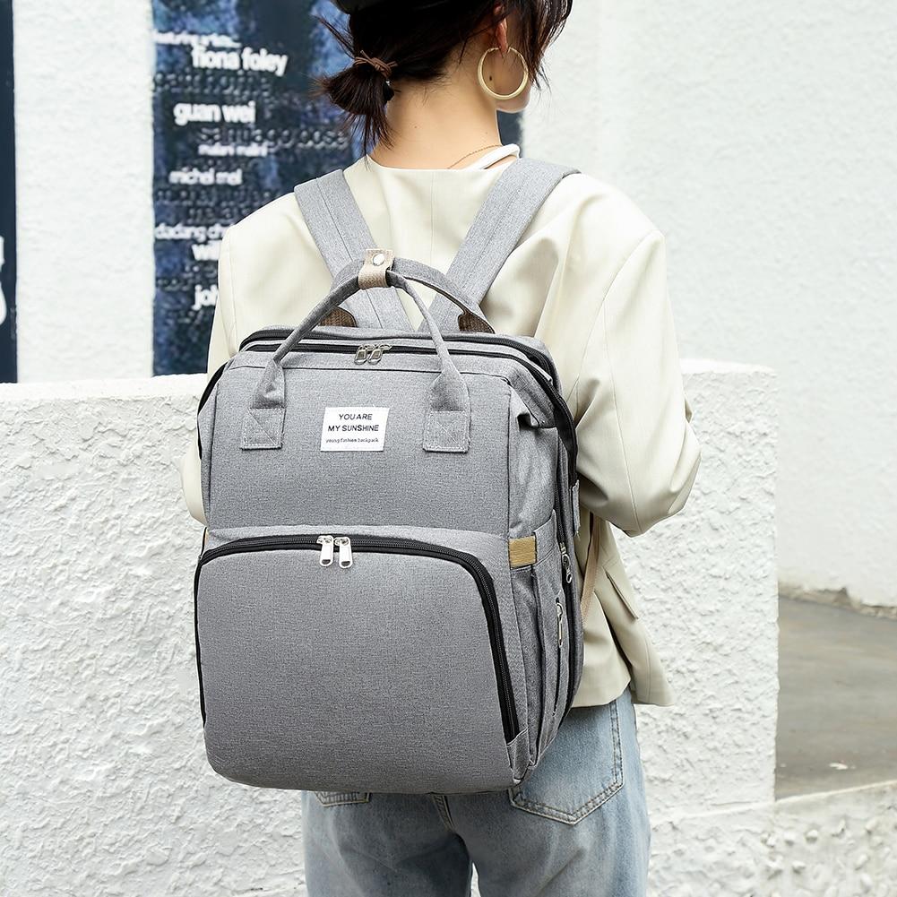 Portable Crib Nappy Bag / Baby Care Changing Diaper Bag