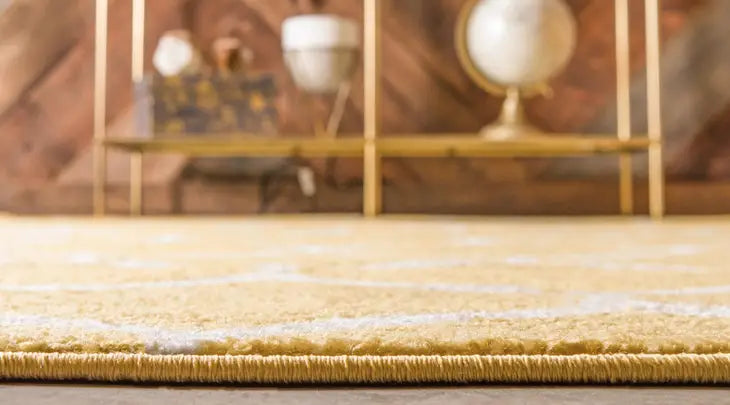 Geometric Rounded Trellis Frieze Rug (Round)