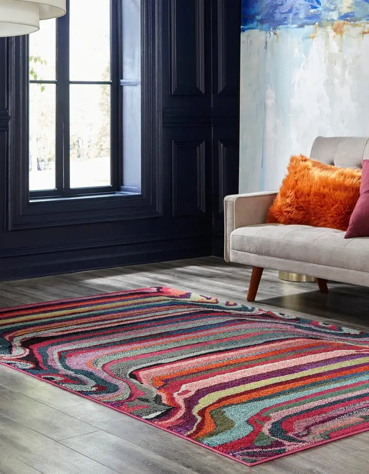Modern Designed Destin Chromatic Rug