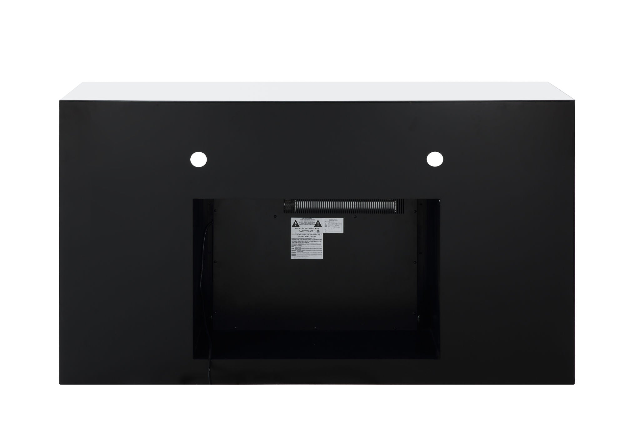 ACME Noralie TV Stand W/Fireplace Mirrored & Faux Diamonds LV00311