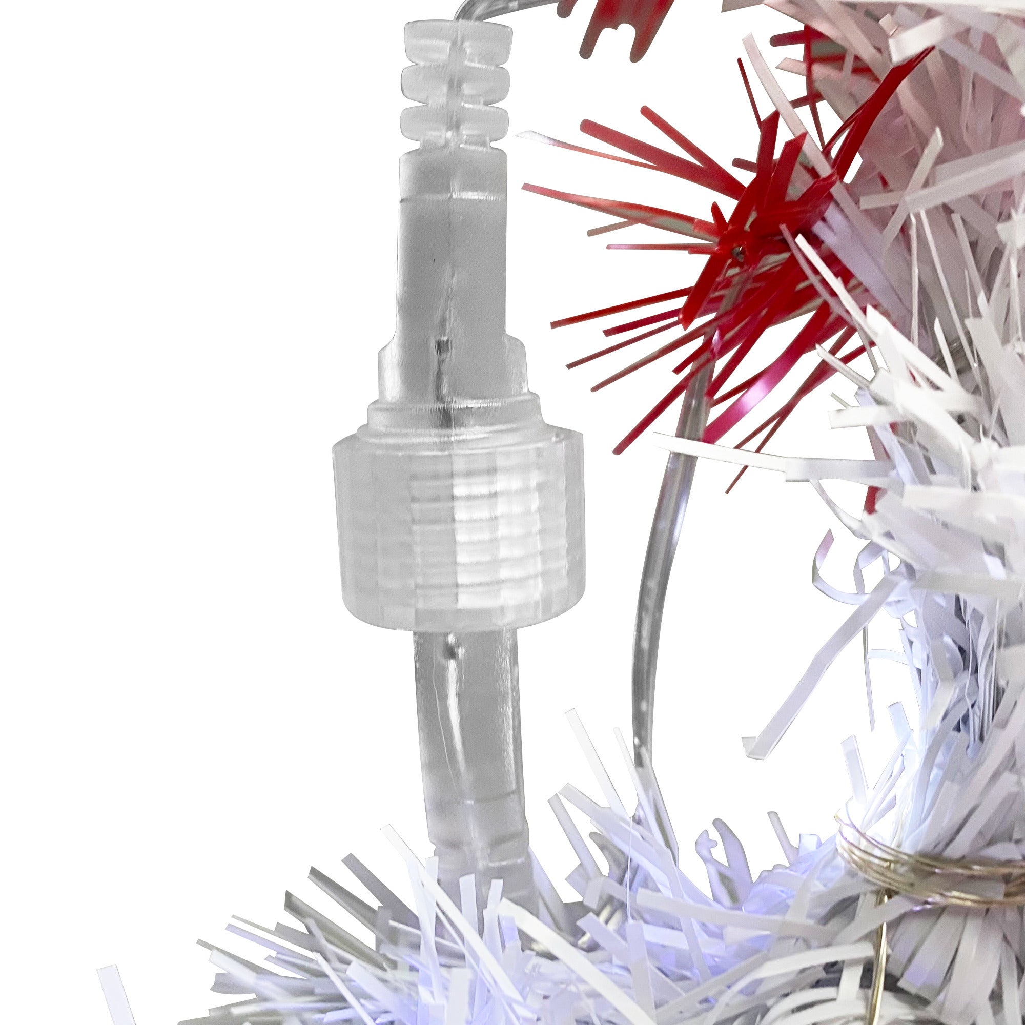 6FT Hinged Fraser Fir Bent Top Christmas Tree