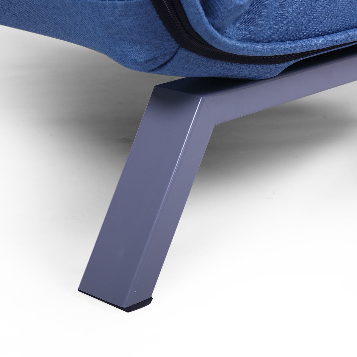 Adjustable Folding Dual-Purpose Lounge Chair Sofa Bed Recliner Gray