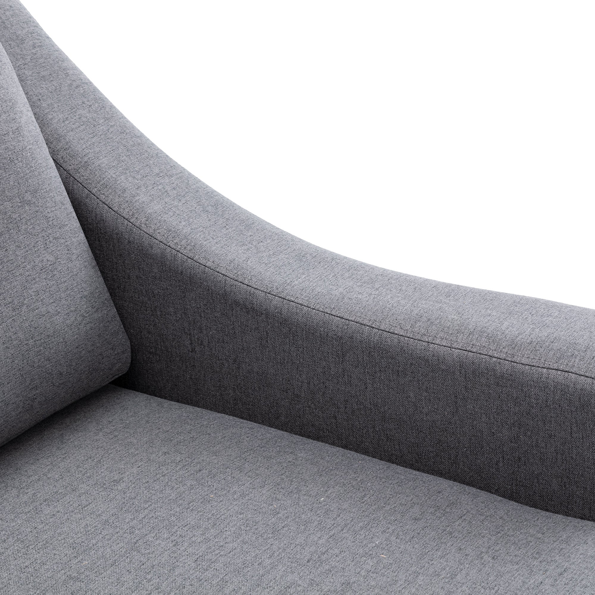 Upholstery Sleeper Sectional Sofa with Double Storage Spaces; 2 Tossing Cushions