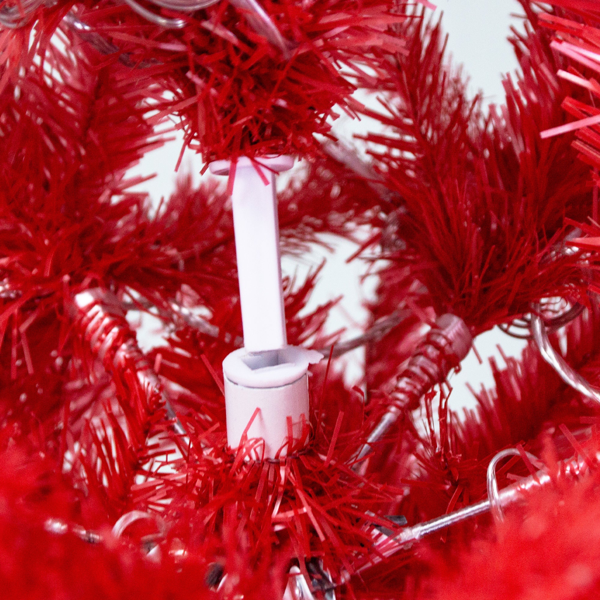 6FT Hinged Fraser Fir Bent Top Christmas Tree