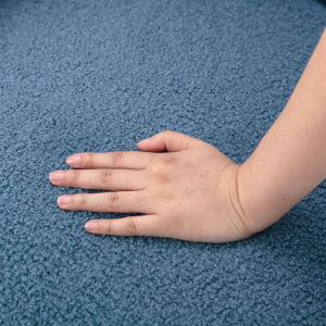 Modern Comfy Leisure Accent Chair Teddy Short Plush Particle Velvet Armchair with Ottoman for Living Room