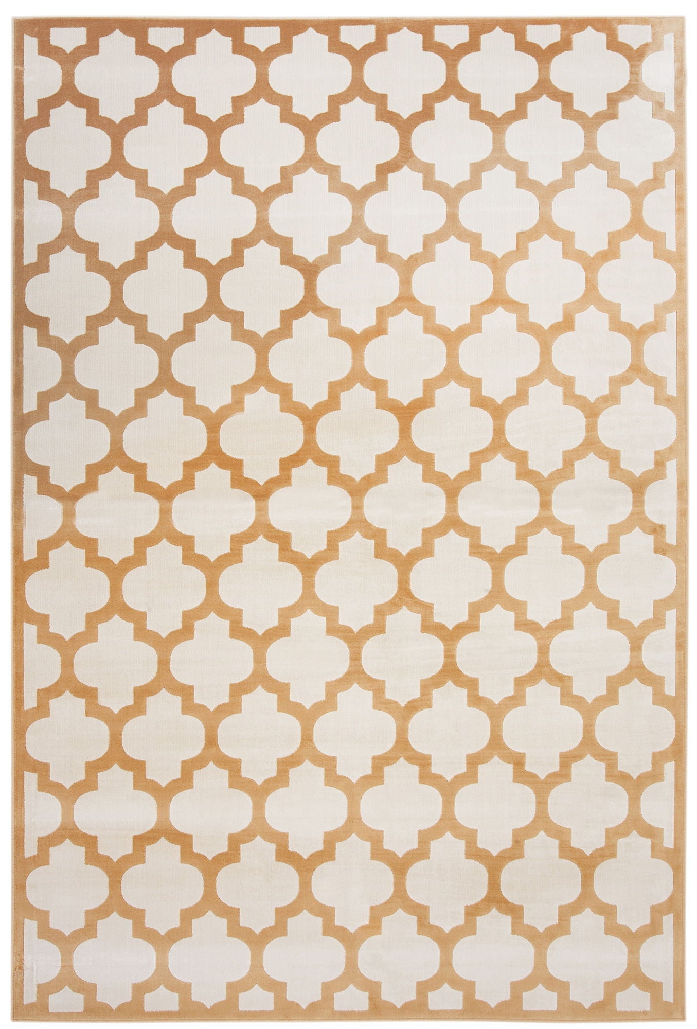 Trellis Tangerine/Ivory Area Rug 8x10