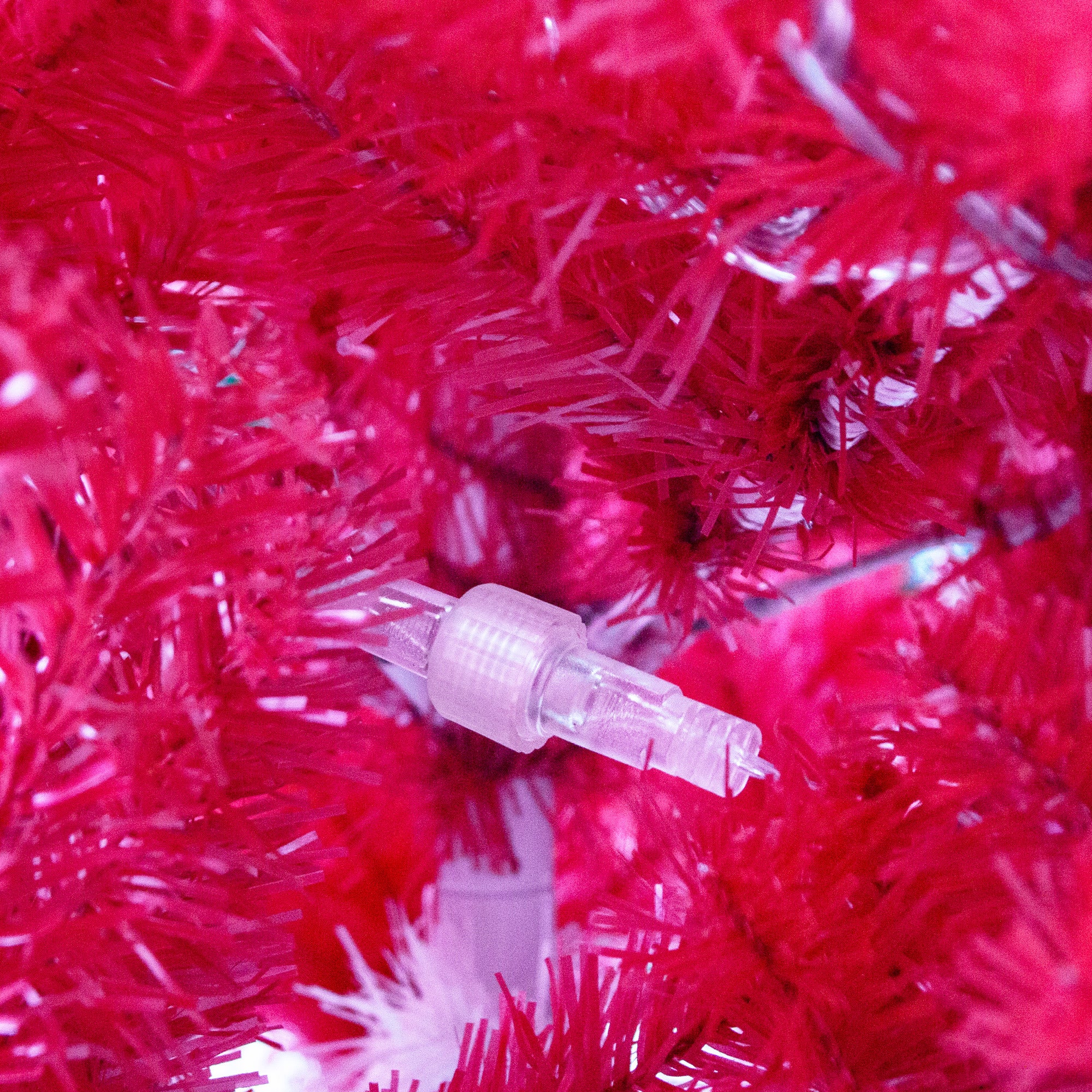 6FT Hinged Fraser Fir Bent Top Christmas Tree