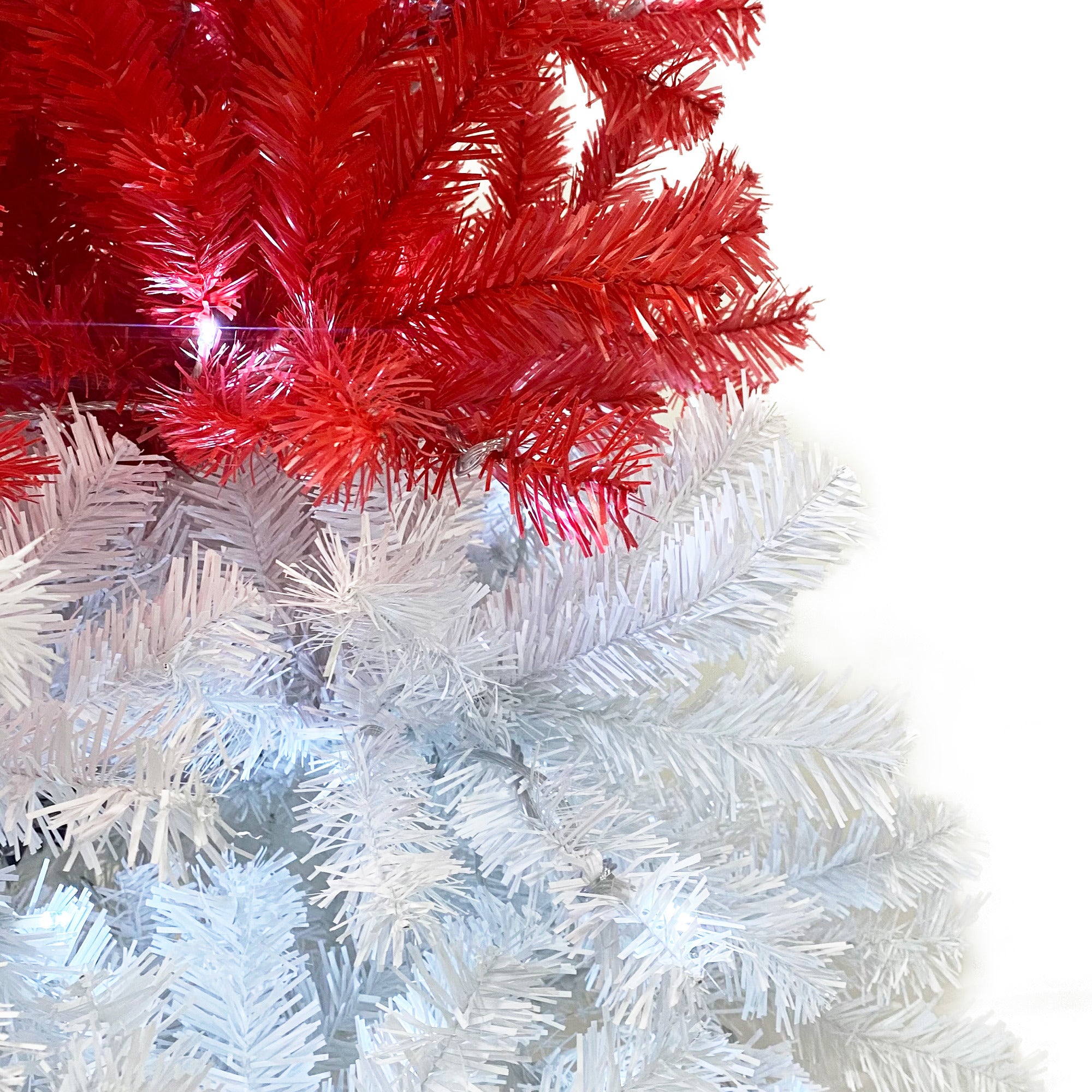 6FT Hinged Fraser Fir Bent Top Christmas Tree