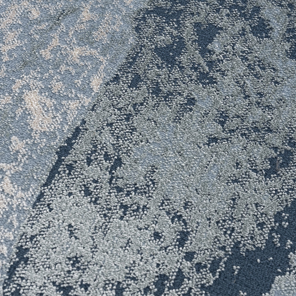 Abstract Wave Area Rug 5x7