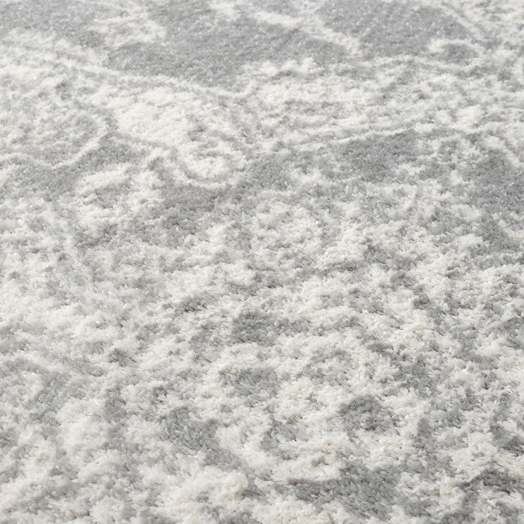 Distressed Medallion Woven Area Rug 5x7