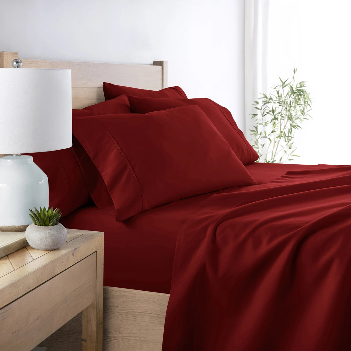 Home Collection Luxury Ultra Soft 6 Piece Bed Sheet Set