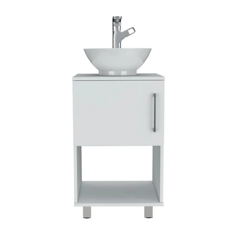 Dillon 2 Piece Bathroom Set, White