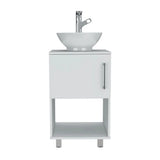 Dillon 2 Piece Bathroom Set, White